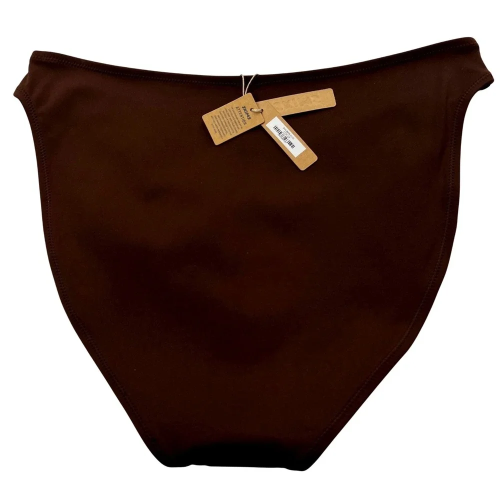 SKIMS Shaping Swim Dipped Bikini Bottom‎ Cocoa 2X